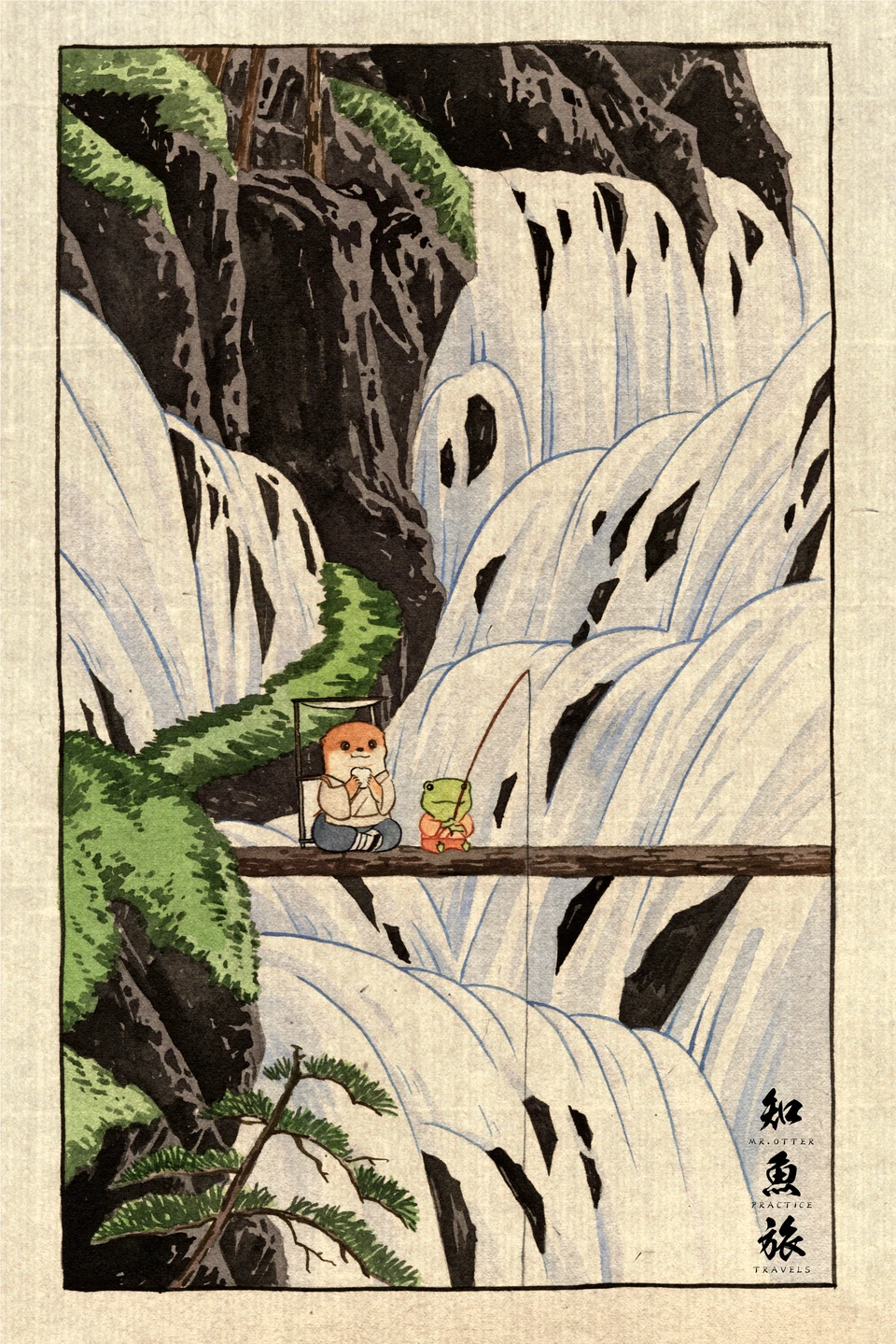 The Little Otter Warrior painting and character design 16
