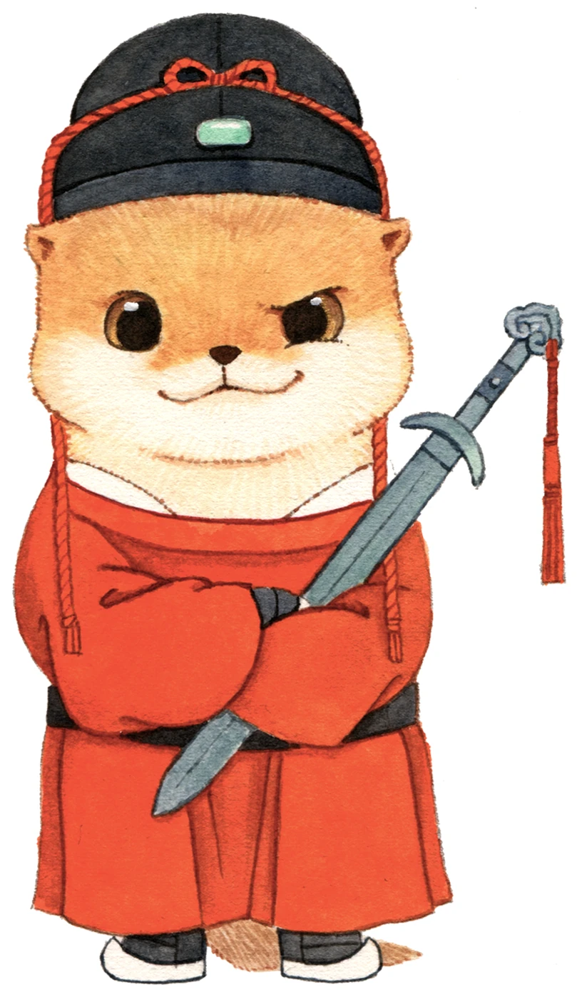 The Little Otter Warrior · character and design study · 3