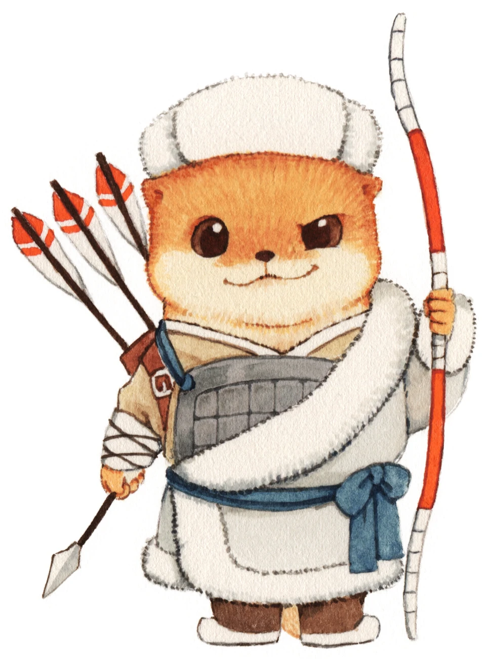 The Little Otter Warrior · character and design study · 8