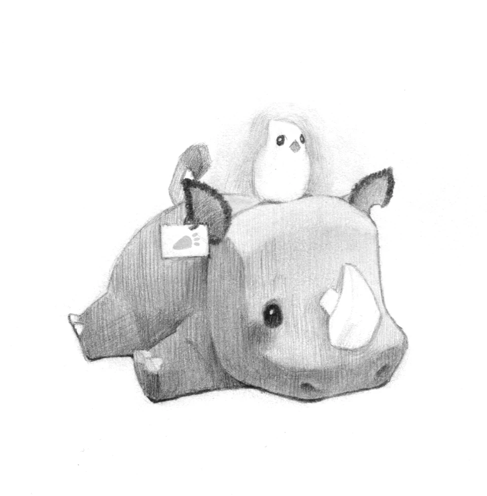 Sudan the Rhino character design 3