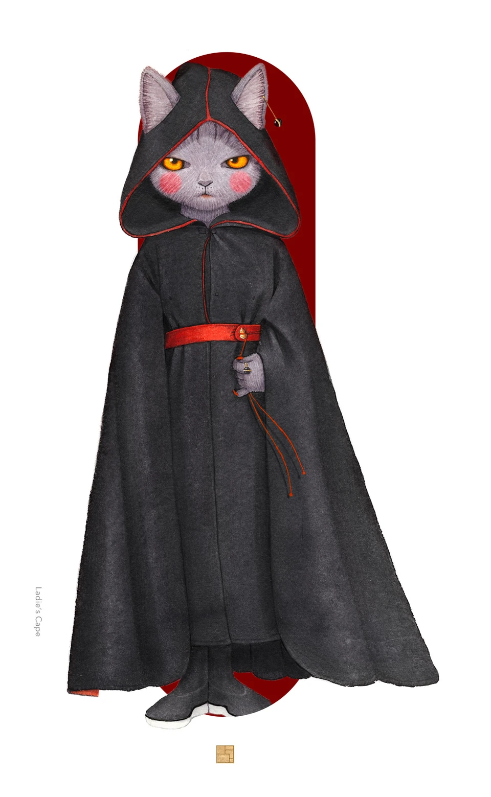 SHANG XIA feline character, view 5