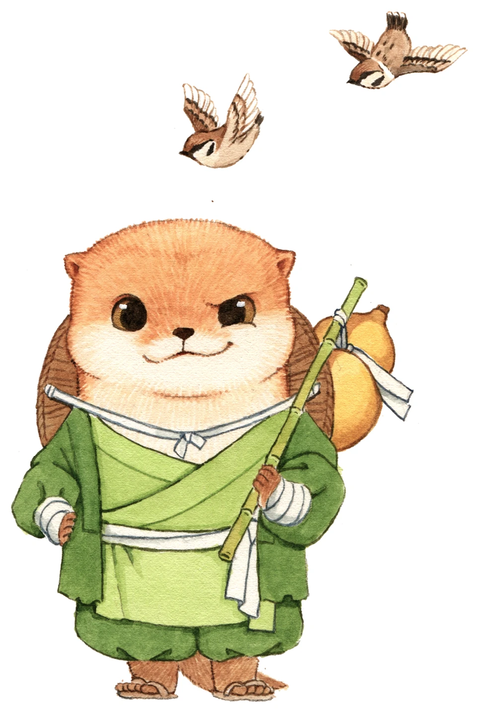 The Little Otter Warrior · character and design study · 5