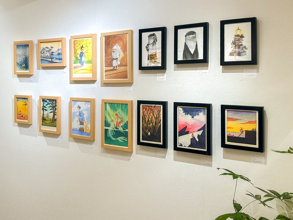 個展：絵本原画とキャラクターの絵画